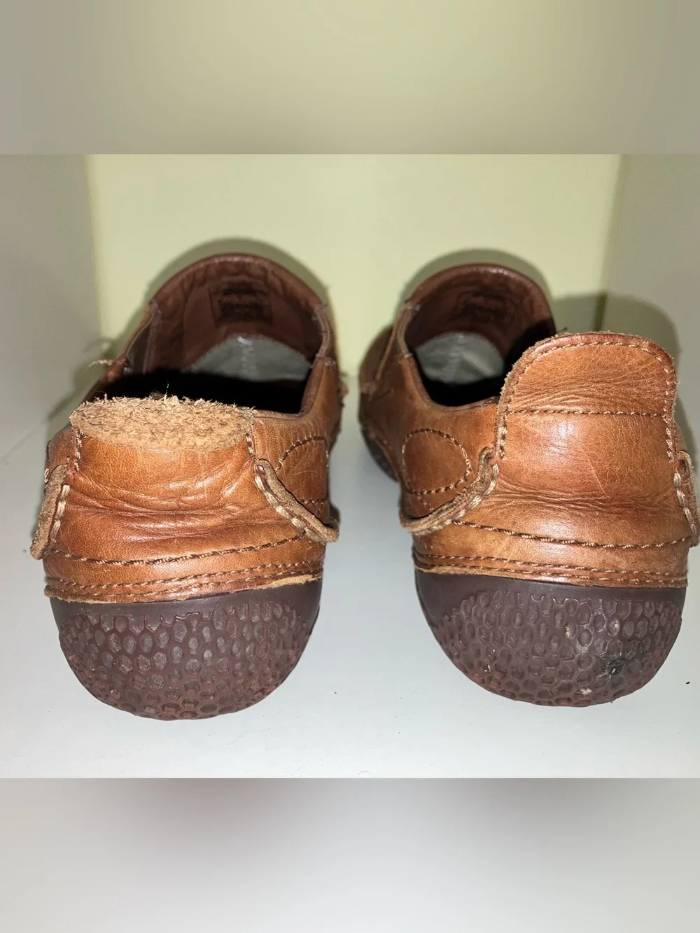 Patagonia Mens Carrdon leather loafer moccasin shoes size 8